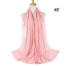 Load image into Gallery viewer, Plain Chiffon Scarf 2