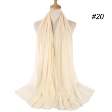 Load image into Gallery viewer, Plain Chiffon Scarf