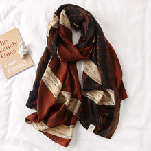 Load image into Gallery viewer, Multicolor Plaid Viscose Scarves