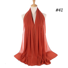 Load image into Gallery viewer, Plain Chiffon Scarf