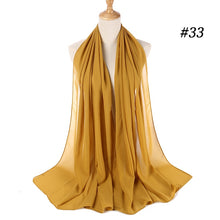 Load image into Gallery viewer, Plain Chiffon Scarf 2