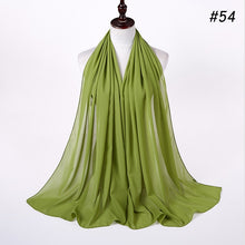 Load image into Gallery viewer, Plain Chiffon Scarf