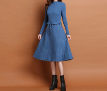 Load image into Gallery viewer, Dot Printed Sweater Dress