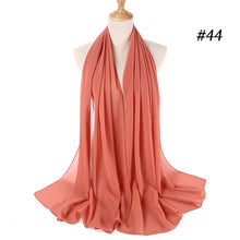 Load image into Gallery viewer, Plain Chiffon Scarf