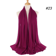 Load image into Gallery viewer, Plain Chiffon Scarf 2