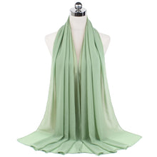 Load image into Gallery viewer, Women Solid Chiffon Scarf