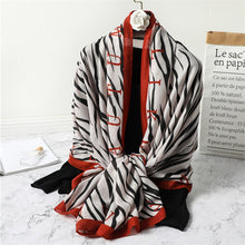 Load image into Gallery viewer, Multicolor Plaid Viscose Scarves