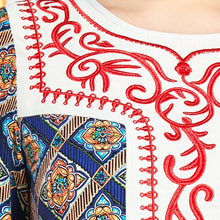 Load image into Gallery viewer, Modern Embroidery Long Sleeve Dress