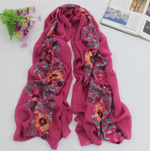 Load image into Gallery viewer, Floral Viscose Scarf