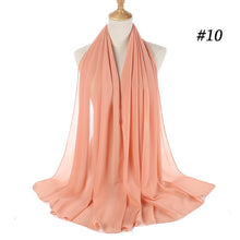 Load image into Gallery viewer, Plain Chiffon Scarf 2