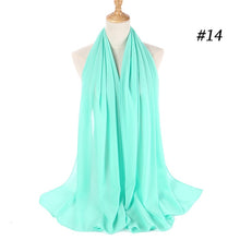 Load image into Gallery viewer, Plain Chiffon Scarf 2