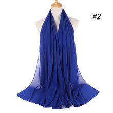 Load image into Gallery viewer, Plain Chiffon Scarf 2