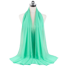 Load image into Gallery viewer, Women Solid Chiffon Scarf