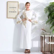 Load image into Gallery viewer, Pearl on Embroidery Abaya