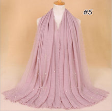 Load image into Gallery viewer, Crinkled Pearl Scarf