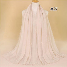 Load image into Gallery viewer, Crinkled Pearl Scarf