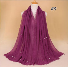 Load image into Gallery viewer, Crinkled Pearl Scarf