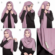 Load image into Gallery viewer, Women Solid Chiffon Scarf