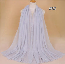 Load image into Gallery viewer, Crinkled Pearl Scarf