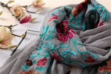 Load image into Gallery viewer, Floral Viscose Scarf