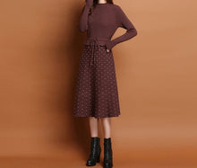 Load image into Gallery viewer, Dot Printed Sweater Dress
