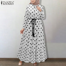 Load image into Gallery viewer, Polka Dot Maxi Dress