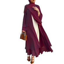 Load image into Gallery viewer, Solid Color Cardigan Abaya