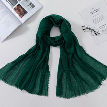 Load image into Gallery viewer, Plain Crinkled Scarf