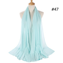 Load image into Gallery viewer, Plain Chiffon Scarf