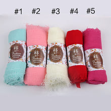 Load image into Gallery viewer, Plain Crinkle Scarf 10 Pieces Lot