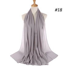 Load image into Gallery viewer, Plain Chiffon Scarf