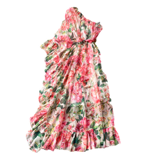 Load image into Gallery viewer, Pink Floral Print Maxi Dress