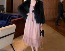 Load image into Gallery viewer, Puffer Sleeve Square Collor Dress