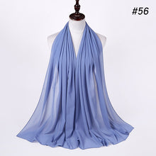 Load image into Gallery viewer, Plain Chiffon Scarf