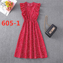 Load image into Gallery viewer, Elegant Sundress Ruffles Dress