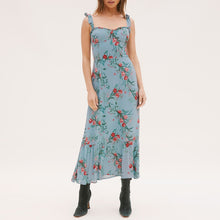 Load image into Gallery viewer, Vintage Strap Tie Ruffle Dress