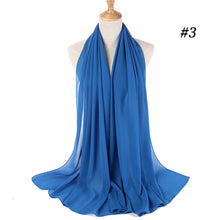 Load image into Gallery viewer, Plain Chiffon Scarf 2
