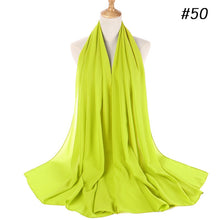 Load image into Gallery viewer, Plain Chiffon Scarf 2
