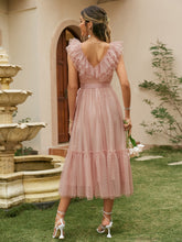 Load image into Gallery viewer, Elegant Sash Vestido Dress