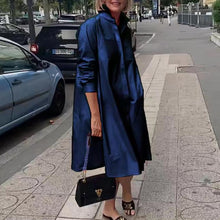 Load image into Gallery viewer, Elegant Pocket Streetwear Female Dress