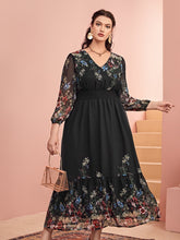 Load image into Gallery viewer, Chic Long Floral Maxi Dress