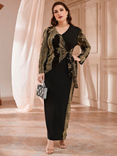 Load image into Gallery viewer, Elegant Long Sleeve Maxi Dress