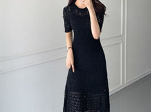 Load image into Gallery viewer, Casual Slim Hollow Out Dress