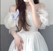 Load image into Gallery viewer, Chic Princess Retro White Dress