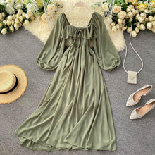 Load image into Gallery viewer, Chic Elegant Square Maxi Dress