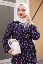 Load image into Gallery viewer, Elegant Flower Print Maxi Dress