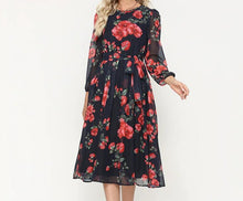 Load image into Gallery viewer, Casual Sundress Printed Midi Dress