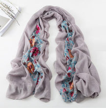 Load image into Gallery viewer, Floral Viscose Scarf
