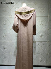 Load image into Gallery viewer, Hooded Arabic Abaya
