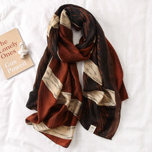 Load image into Gallery viewer, Multicolor Plaid Viscose Scarves
